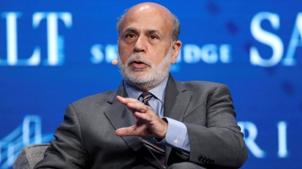 Ben Bernanke, former chairman of the Federal Reserve, was honored for his work on the Great Depression