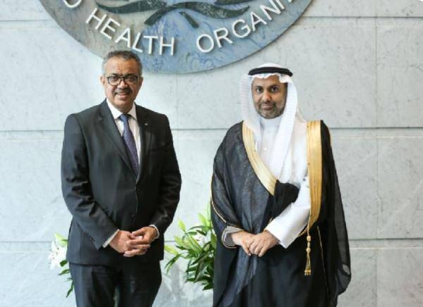 Al-Jalajel, Tedros discuss future Saudi role within WHO