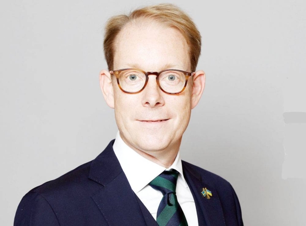 Swedish Foreign Minister Tobias Billstrom in this file photo