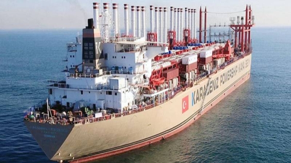 File photo of a floating powership. Turkey’s powership company Karpowership said it’s discussing supplying its floating power plants to 4 European countries. — courtesy photo Karpowership
