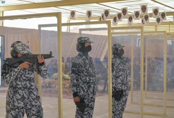 The trainees showcased their skills in shooting and disassembling weapons, which is the mainstay of training for snipers. (SPA)