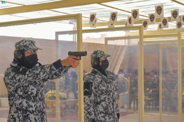 The trainees showcased their skills in shooting and disassembling weapons, which is the mainstay of training for snipers. (SPA)
