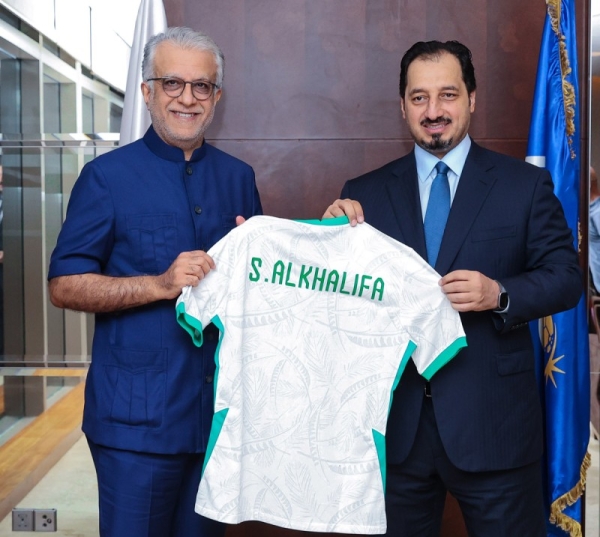 The Asian Football Confederation (AFC) President received the President of the Saudi Arabian Football Association (SAFF) Yasser Almisehal.