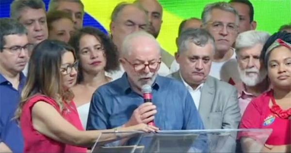 Cheers and tears as Lula thanks Brazilians for election win. — courtesy photo
