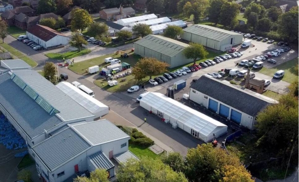 File photo of Manston short-term holding facility in Thanet. — courtesy PA