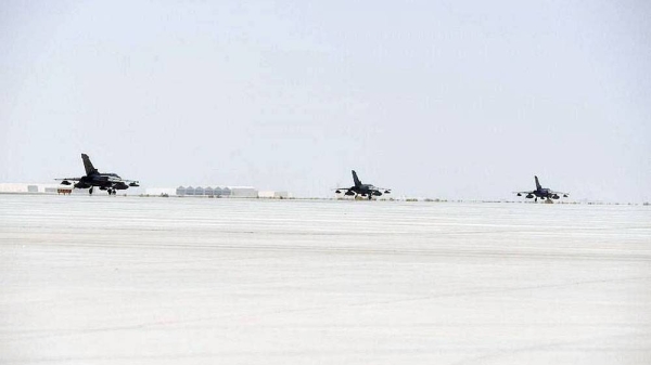 Al Dhafra Air Base in the United Arab Emirates Monday saw the launch of the 25-day “Aerial Warfare and Missile Defense Center 2022” Drill with the participation of the Royal Saudi Air Force (RSAF) and forces of the UAE, Greece, Oman, France, Germany, India, the UK, the USA, and Australia.