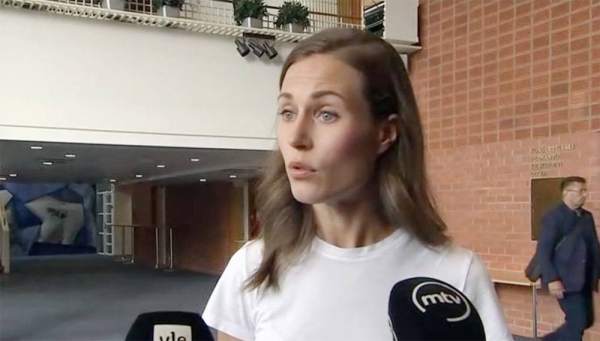Finland’s Prime Minister Sanna Marin seen in this file photo.