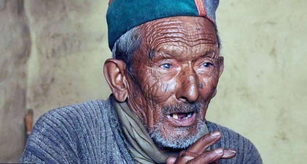 Shyam Saran Negi is thought to have been the first voter in India’s 1952 general election. — courtesy photo