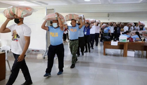 The House of Representatives continues its donation drive and relief operations to areas affected by Typhoon Nalgae. — courtesy photo