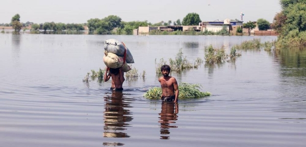 A flooded village in Matiari, in the Sindh province of Pakistan. — courtesy UNICEF/Asad Zaidi