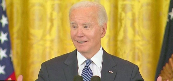 US President Joe Biden said he is “incredibly pleased” with the turnout in the US election after Democrats clinched control of the Senate.