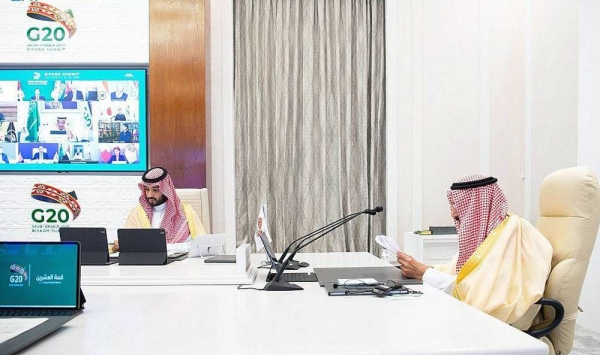 Custodian of the Two Holy Mosques King Salman, along with Crown Prince Mohammed Bin Salman, had, on the March 26, 2020, chaired the virtual extraordinary G20 summit. 