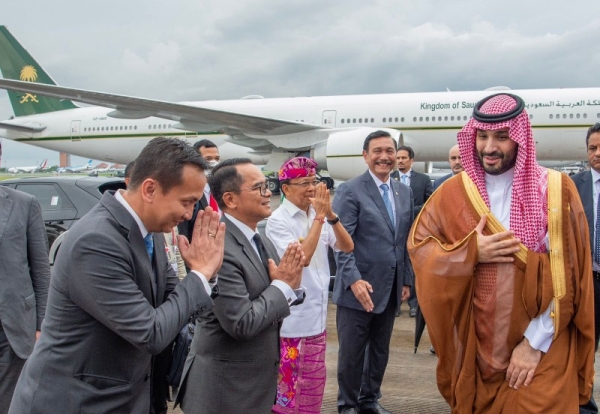 Crown Prince Mohammed on Wednesday left the Republic of Indonesia after heading the Kingdom’s delegation to G20 Leaders’ Summit.