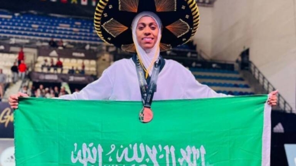 Donia, the Saudi national taekwondo player, scripted history by defeating Spanish world number one Adriana Cerezo Iglesias, who won the silver medal in the 2020 Tokyo Summer Olympics.