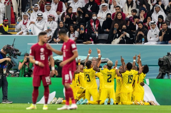 Fenerbahce attacker Enner Valencia netted an early one for Ecuador in the 3rd minute before it was disallowed by the video assistant referee (VAR) at Al Bayt Stadium. — SPA