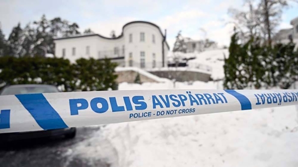 Sweden’s Security Service carried out raids on Tuesday morning in the Stockholm area. — courtesy Fredrik Sandberg/TT News Agency