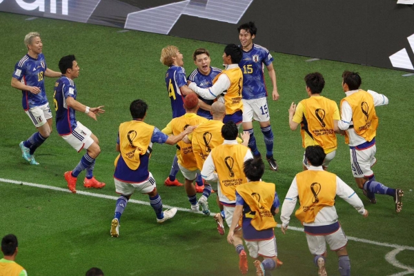 Japanese striker Daizen Maeda scored an early goal in the eighth minute but it was not allowed because of an offside at Khalifa International Stadium, Al Rayyan. (@FIFAWorldCup) 