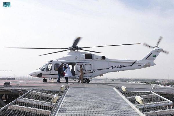 The medical evacuation team played an important role in making the operation a success.
