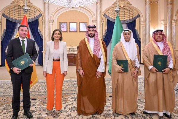 The agreement was signed in the presence of Minister of Defense Prince Khalid bin Salman and María Reyes Maroto, Spain's Minister of Industry, Trade and Tourism.