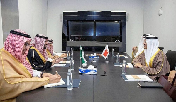 Minister of Culture Prince Badr Bin Abdullah Bin Farhan met in Riyadh on Wednesday with Minister of Culture of the Arab Republic of Egypt Dr. Nevin Al-Kilany.