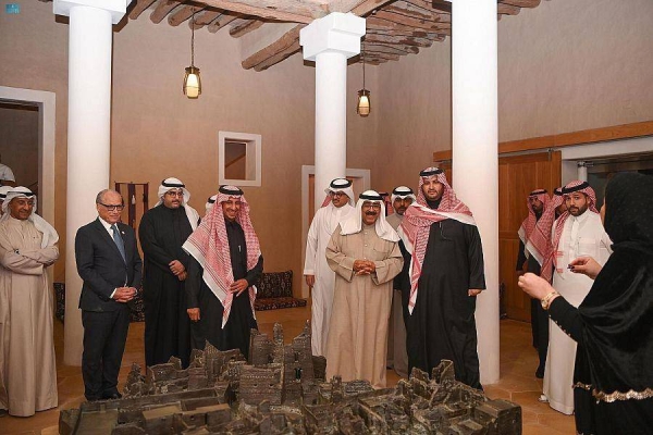 Kuwait Crown Prince visits historic Al-Turaif District in Diriyah