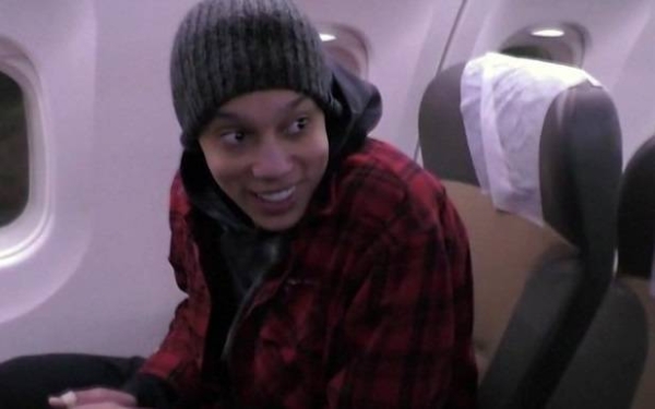 Brittney Griner was flown to San Antonio near her hometown of Houston.