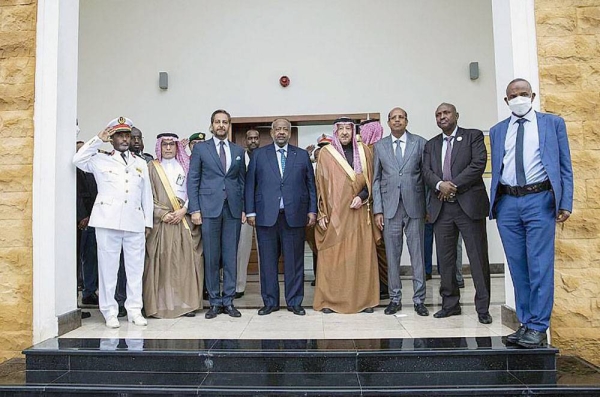 Djibouti President Ismail Omar Guelleh inaugurated Saturday the headquarters of his country's embassy in Riyadh, in the presence of Deputy Minister of Foreign Affairs, Eng. Walid Bin Abdulkarim Al-Khereiji, and Acting Undersecretary of the Ministry of Foreign Affairs for Protocol Affairs Abdulmajeed Bin Rashid Al-Semary.