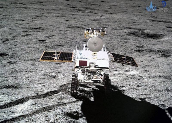 
The Rashid Rover, shown in this rendering, has become the first ever Arab-built lunar spacecraft to launch into space. It is being delivered by the HAKUTO-R lander, engineered to the moon by Japanese lunar exploration company ispace. — courtesy MBRSC