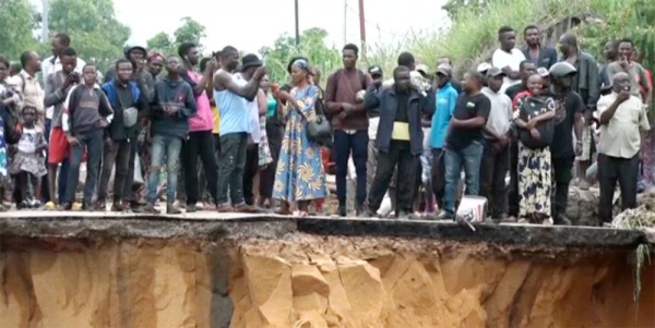 Areas are damaged following torrential rains in Kinshasa, Democratic Republic of Congo, Tuesday. — courtesy africanews