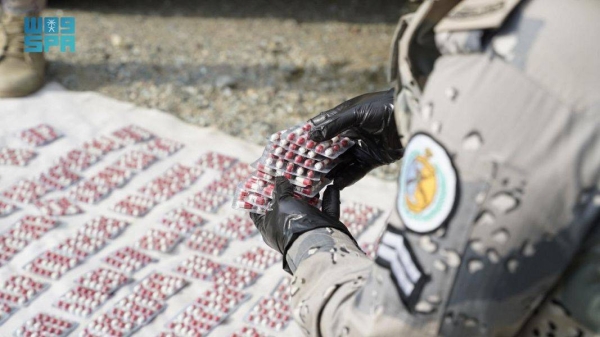 The General Directorate of Border Guard has announced that it has thwarted smuggling attempts of a huge quantity of narcotics and tablets subject to the regulation of medical circulation in various regions of Saudi Arabia.