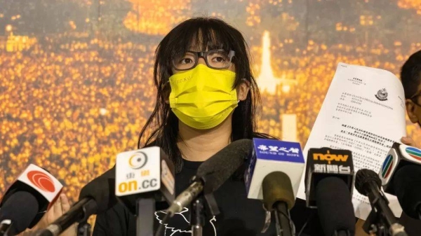 Chow Hang Tung was sentenced to 15 months jail in January but her conviction has been overturned