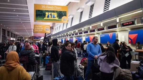 Thousands of passengers have been left stranded at airports across the US
