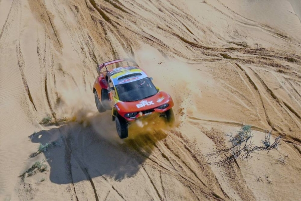 Qatar’s Nasser Al-Attiyah took victory on Stage 6 of the 2023 Dakar Rally.