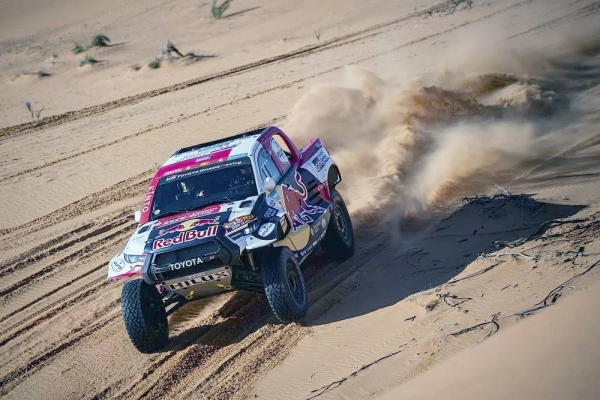 Qatar’s Nasser Al-Attiyah took victory on Stage 6 of the 2023 Dakar Rally.