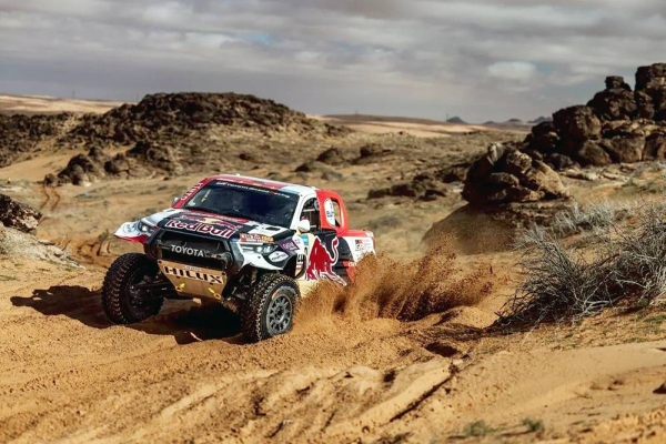 Saudi Arabia’s Yazeed Al Rajhi won the seventh stage of the 2023 Dakar Rally from Riyadh to Al Duwadimi.