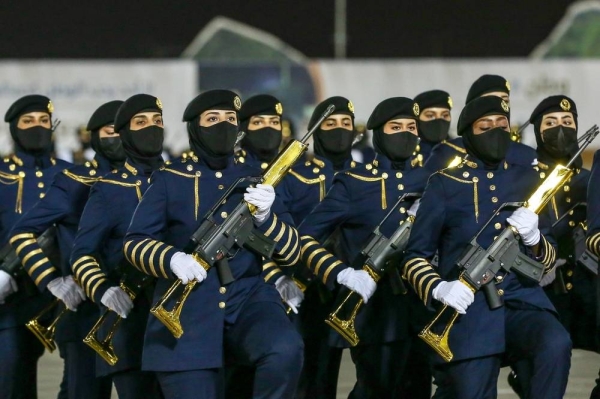 Saudi Arabia started recruiting women to join various branches of the Armed Forces in 2019.