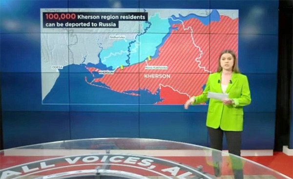 Russian forces may be planning to deport 100,000 Kherson residents to Russia under fears that President Putin may lose further territory in war-torn Ukraine. — courtesy Euronews