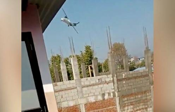 The doomed Nepal plane moments before crash