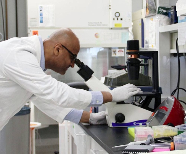 Michigan State University (MSU) faculty member Dr. Yasser Aldhamen created a pioneering cancer immunotherapy strategy. — courtesy Facebook
