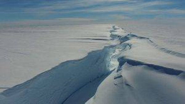 Chasm-1 - the crack in the Brunt ice sheet - remained dormant for many years but has now created a new iceberg.