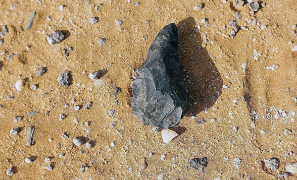 The ‘Heart of Arabia’ expedition team, led by British explorer Mark Evans, has uncovered stone hunting axes and other tools that date back to an ancient time.