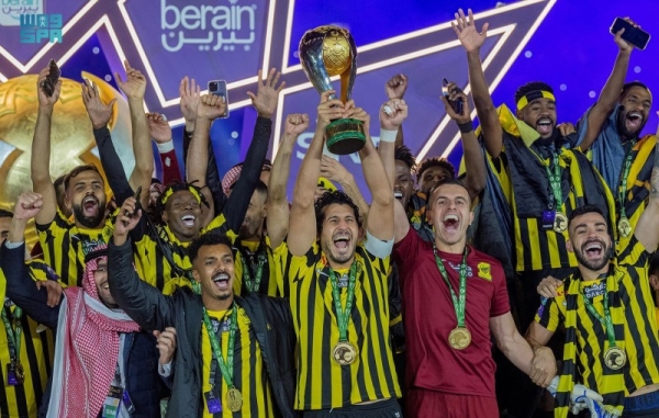 Al-Ittihad is lifting a title for the first time after winning the Saudi King’s Cup in 2018.
