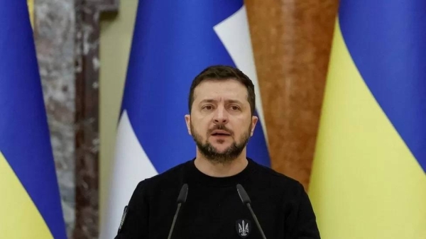 Volodymyr Zelensky says there can be no neutrality in sport while his country's athletes are dying on the battlefield