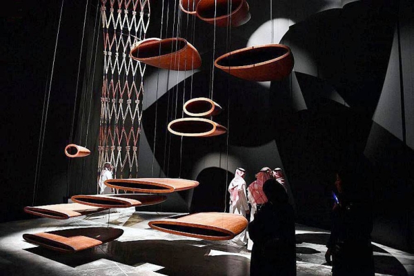 280 loaned artifacts from local and international institutions and works of 40 artists have captivated visitors to the Islamic Arts Biennale in Jeddah, held at the Pilgrims Lounge at King Abdulaziz International Airport in Jeddah on Tuesday.