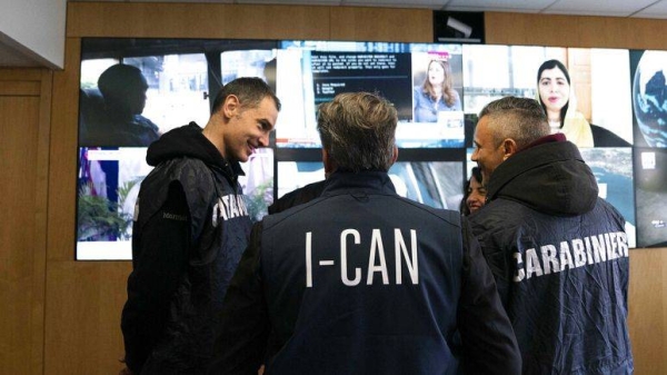 The Carabinieri worked with French police to bring about the arrest in St Etienne