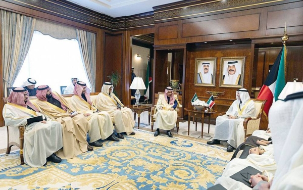 Minister of Foreign Affairs Prince Faisal Bin Farhan Bin Abdullah met in Kuwait City Sunday with Kuwaiti Foreign Minister Sheikh Salem Abdullah Al-Jaber Al-Sabah.
