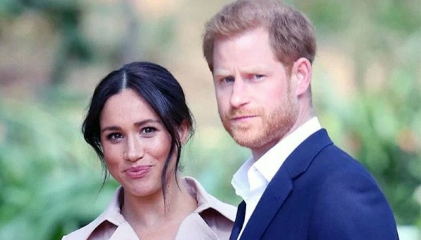 The Duke and Duchess of Sussex, seen in this file photo, could be questioned as part of a US defamation case brought by Meghan’s half-sister.