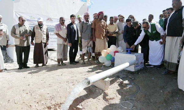 A total of 12 projects to provide access to drinking water was launched Wednesday in Yemen’s Hadhramaut, Abyan and Lahij governorates.