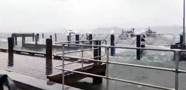  Cyclone Gabrielle began hitting New Zealand’s Northland region on Sunday.