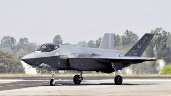 Two US F-35 fighter jets took part in a demonstration at the Aero India air show in Bengaluru on Monday, marking the first time the latest American fighters have landed on Indian soil.
